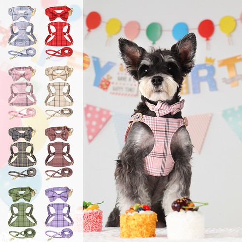 3pcs plaid small - plaid, collar