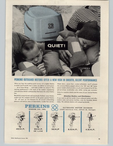 1963 paper perkins outboard - 1963,