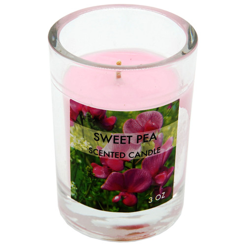 Scented candle sweet pea - sweet,