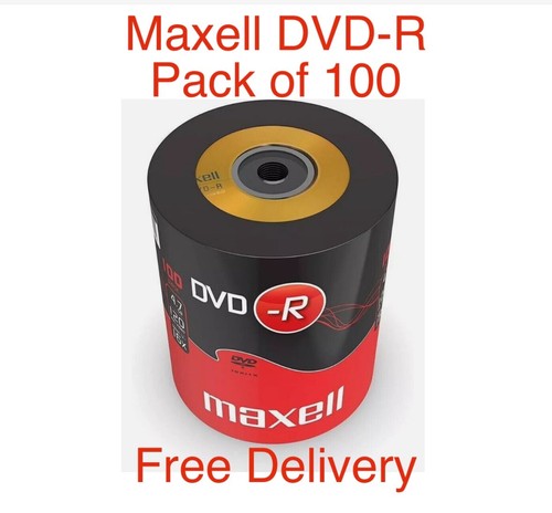 100 genuine maxell dvd - ,