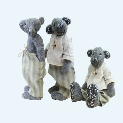 Bradley teddy bear - teddy, sewing