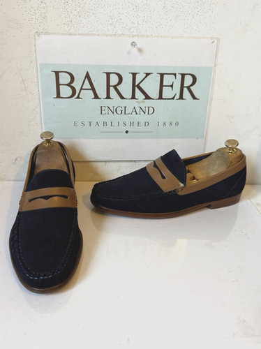 Barker leather loafer - barker, shoes