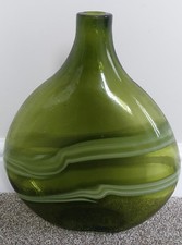 Next Glass Vase green