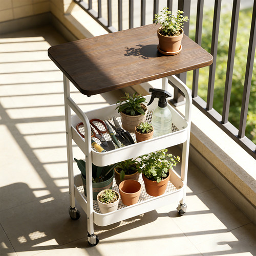 Storage trolley cart tier - storage, 3