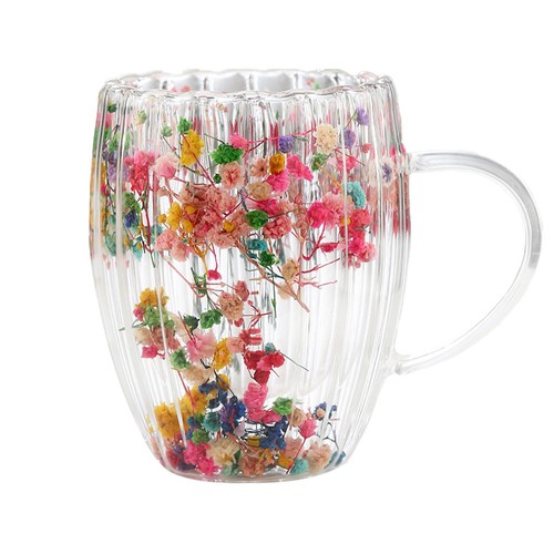 Dried flowers double wall - 1x,