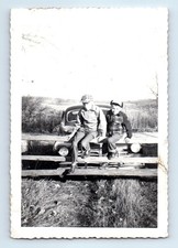 Old Vintage Photo PAIR BOYS