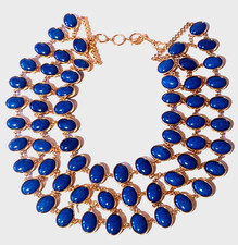 AMRITA SINGH Blue/Black Bib