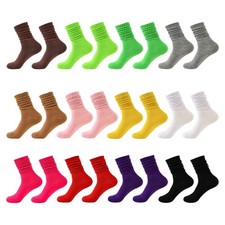 Slouch Socks for Women,Slouchy Socks Soft Extra Long Scrunch Knee Highs Socks