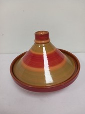 Lakeland Stoneware Tagine 28cm Striped Moroccan Terracotta Cooking Pot