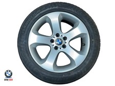 BMW X5 E53 Front Silver Wheel Alloy & Tyre 9J ET:48 255/50R19 6761931