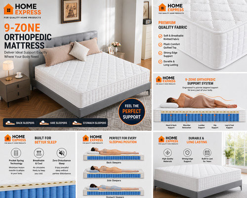 Double mattress 4ft6 10 - 4ft6, |
