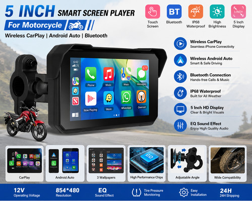 Motorcycle gps sat nav - 5",
