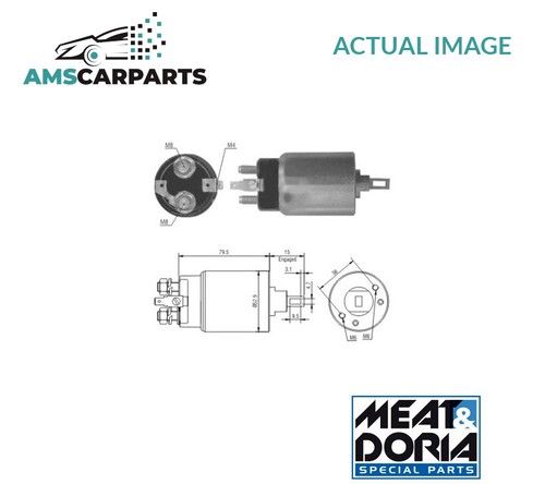 Starter solenoid switch - solenoid, 46022