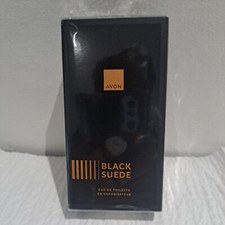 Avon black suede aftershave - black,
