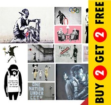 Best Banksy Posters A3 A4 A5