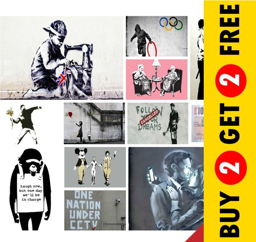 Best banksy posters - best, a3