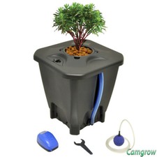 Oxypot Single DWC System - 19 Litre  Complete Kit Pipes & Pump - Hydroponics