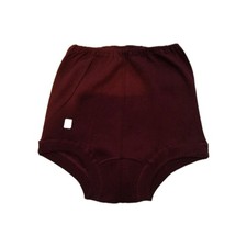 MONTFORT school knickers, maroon, cotton, elastic waist/legs, Age/Size 14/15 yrs