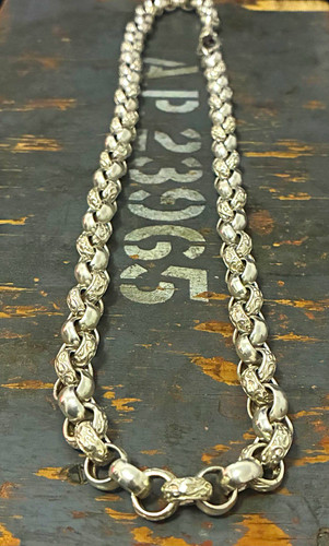 10mm belcher chain 925