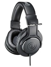 Audio Technica -  Professional Monitor Headphones - Black  - (ATH-M20x)