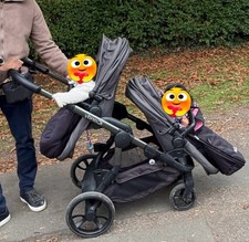 Icandy orange pushchair twin - pushchair,