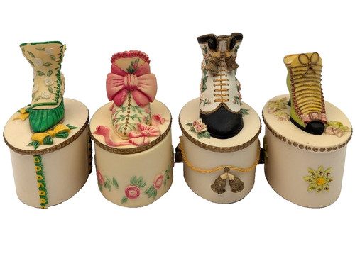 Ceramic shoe boot trinket - 4, shoe/boot