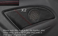 Red stitch rear door - 2x,