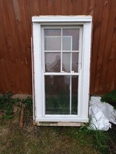 Timber Sash Window  With Sash Box, Pulley Weights and secondary glazing panel.
