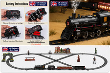 Steam engine train set light - train,