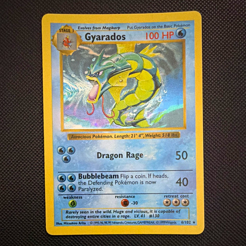 Pokémon tcg gyarados 102 - pokémon,