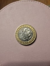 2016 William Shakespeare Comedies Jester £2 Pound Coin Mint Error
