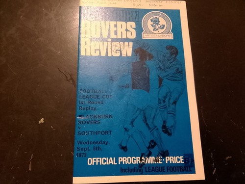 Blackburn rovers southport - rovers, v