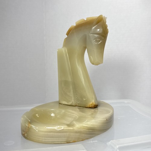 Vintage onyx horse - onyx, head