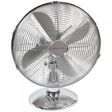 Oscillating Deck Fan in Metal