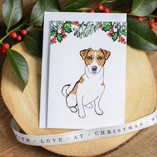 Jack Russell Christmas Card