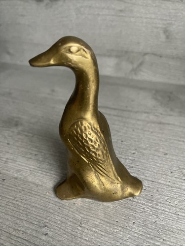 Vintage inch brass duck - vintage,