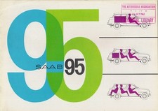 Saab 95 2-Stroke Estate 1963-1964 UK Market Sales Brochure