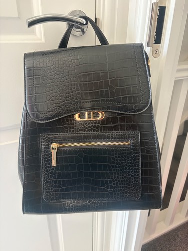 Dune black snakeskin effect - black,