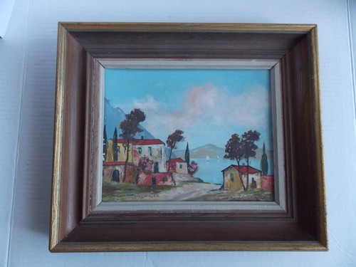 Italian signed valecis - italian, oil