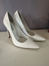 Womens Shoes High Heeled White By Topshop Uk Size 4