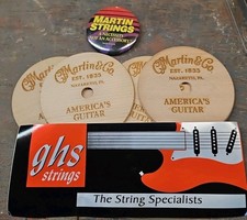 4 Martin Guitar Coaster Wooden