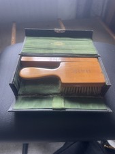 vintage clothes brush vanity set in original case
