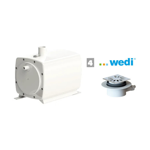 Sanifloor wedi tiled shower - tiled,