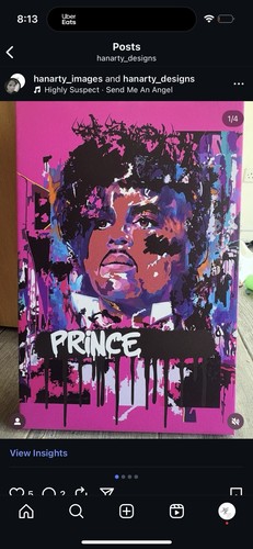 Prince original canvas - canvas, signed