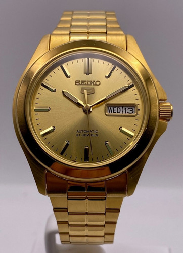 Seiko automatic gold dial - 5,