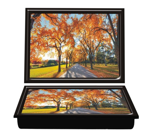 Autumn lap tray - autumn, black