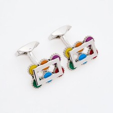 Tateossian Roku Gear Cufflinks