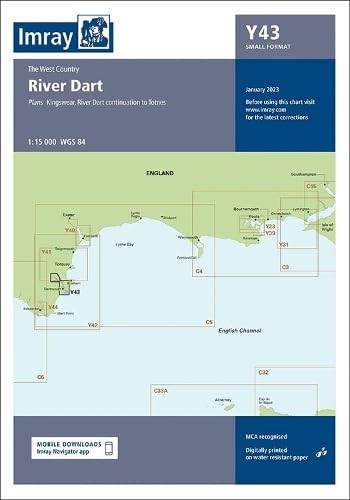 Imray chart y43 river - y43:, dart