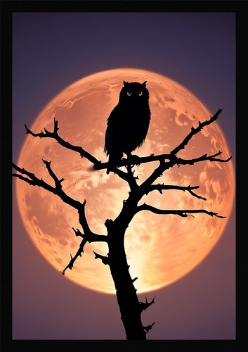 Epic owl framed wall - epic,
