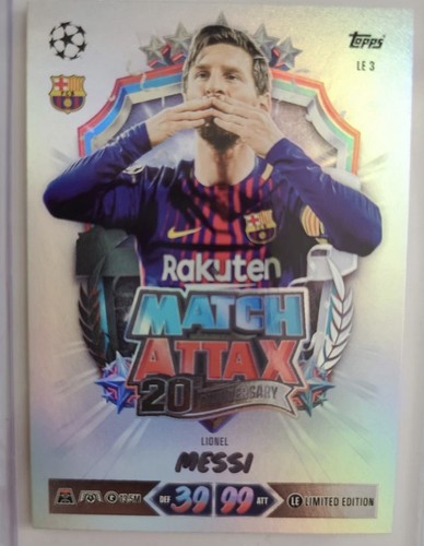 Match attax lionel - match, messi